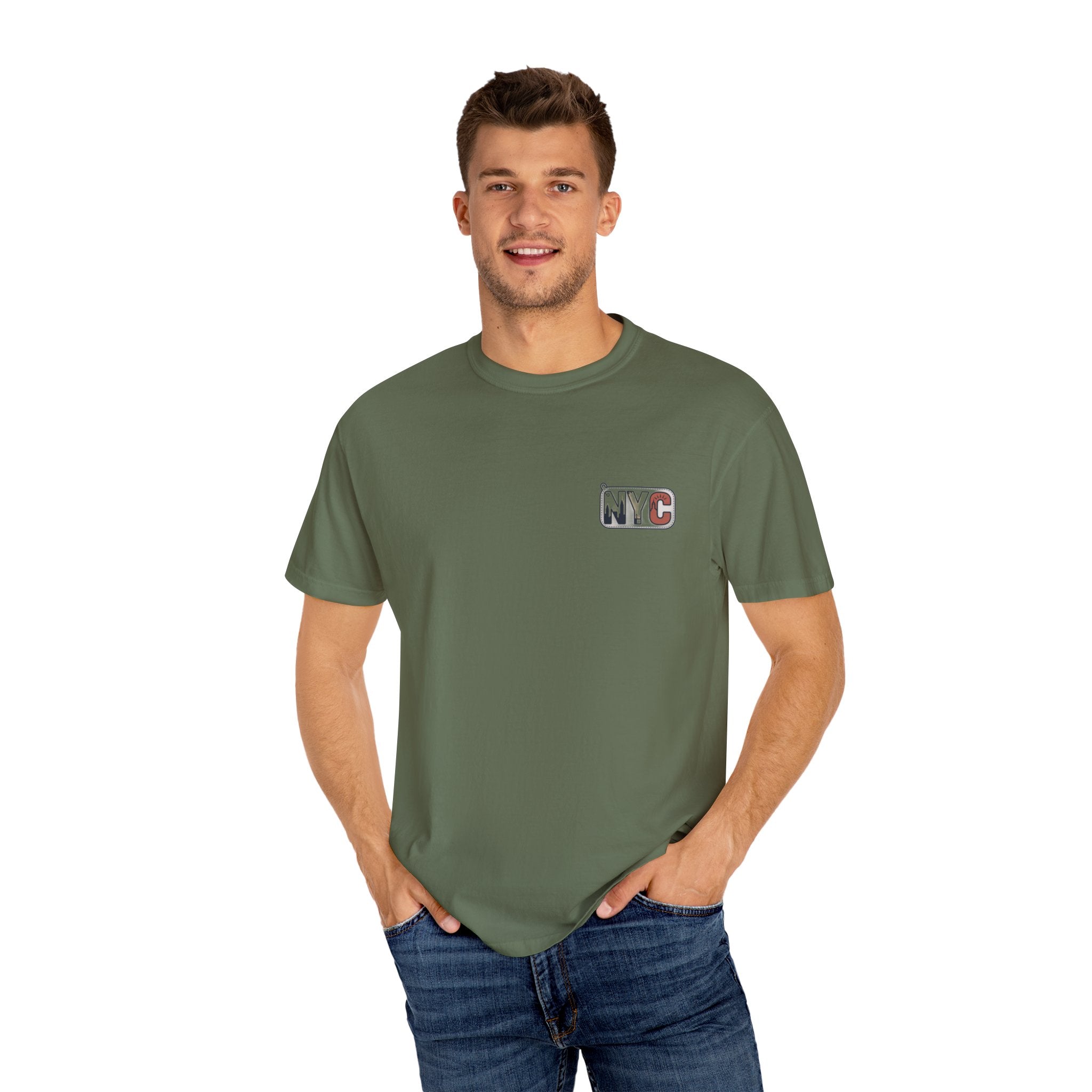 Statue of Liberty Graphic T-Shirt, NYC Apparel, Unisex Casual Tee, Travel Souvenir, Summer Outfit