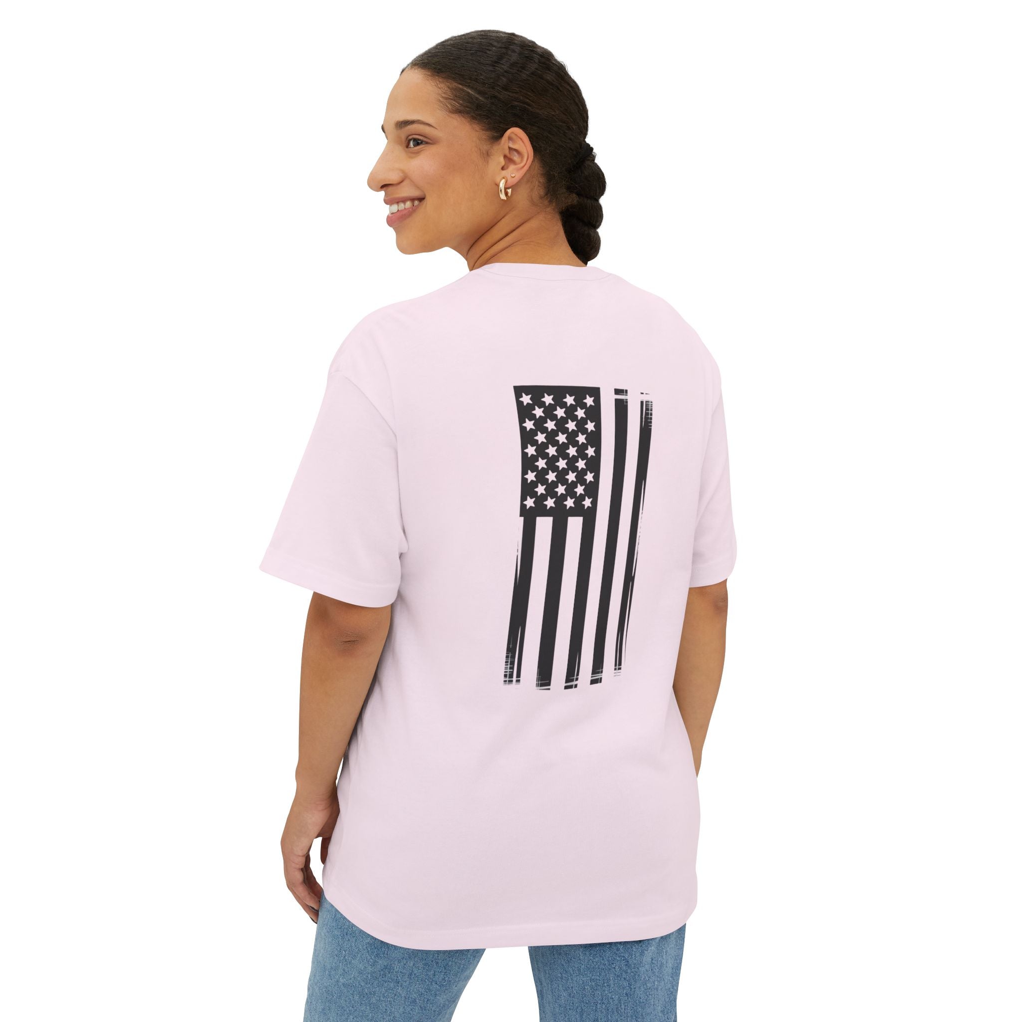 Freedom Boxy Tee - Unisex Oversized Graphic T-Shirt, Casual Wear, Patriotic Apparel, Gift for Independence Day, Summer Vibes