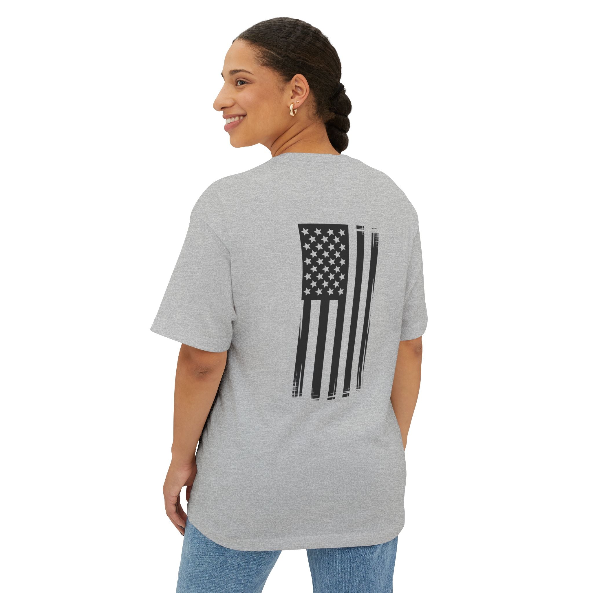 Freedom Boxy Tee - Unisex Oversized Graphic T-Shirt, Casual Wear, Patriotic Apparel, Gift for Independence Day, Summer Vibes