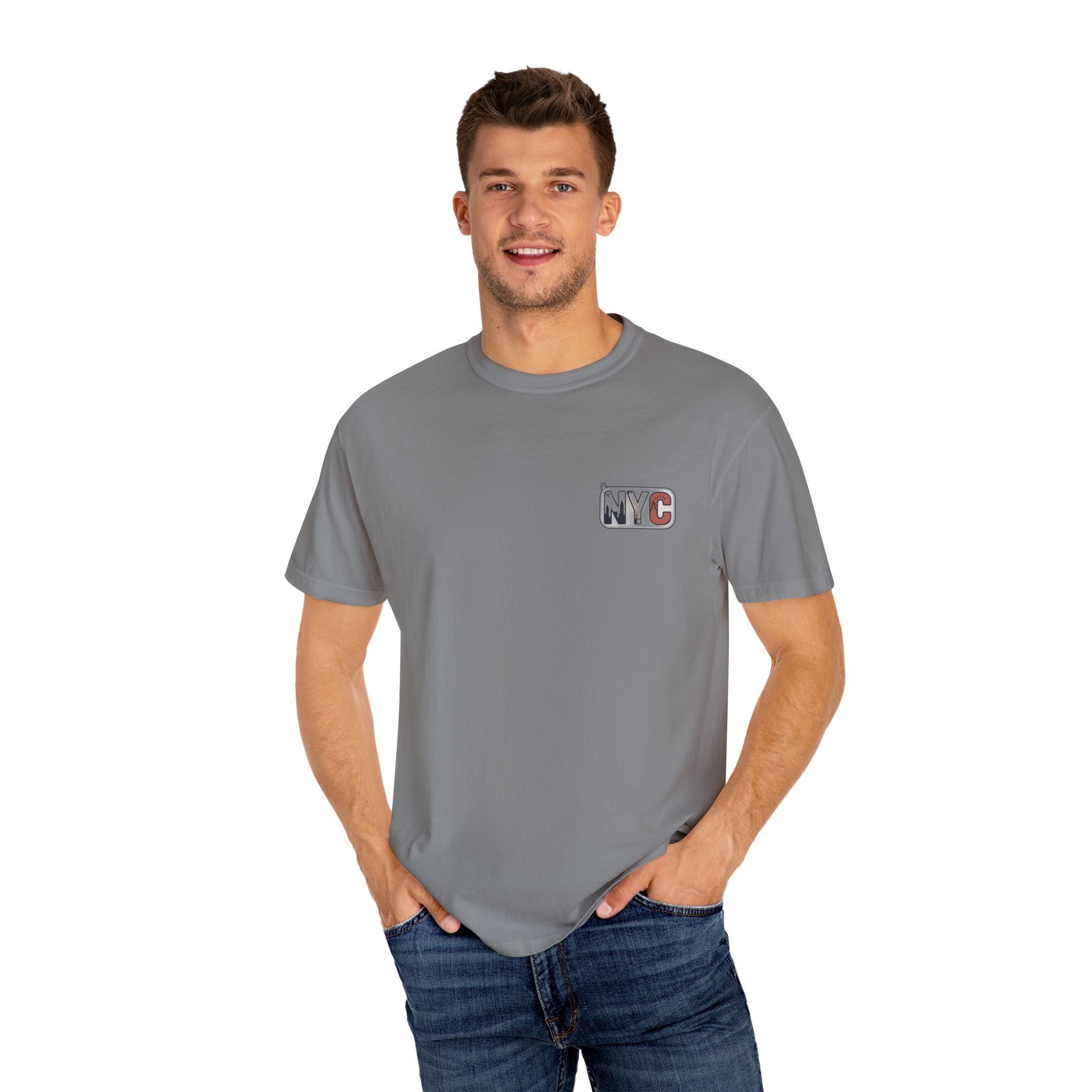 Statue of Liberty Graphic T-Shirt, NYC Apparel, Unisex Casual Tee, Travel Souvenir, Summer Outfit