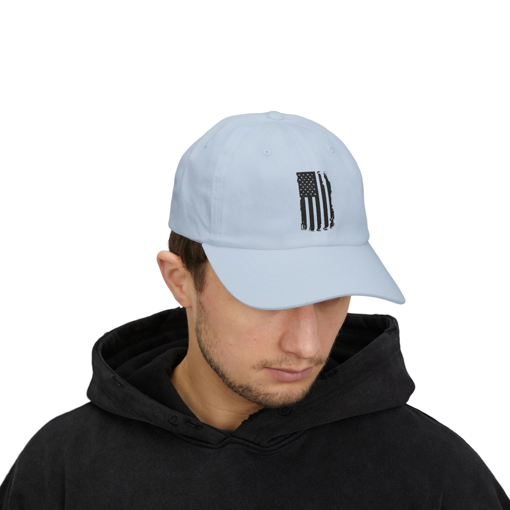 Classic Dad Cap with American Flag Design, Casual Hat for Men, Perfect Gift for Father's Day, Summer Outings, Everyday Style