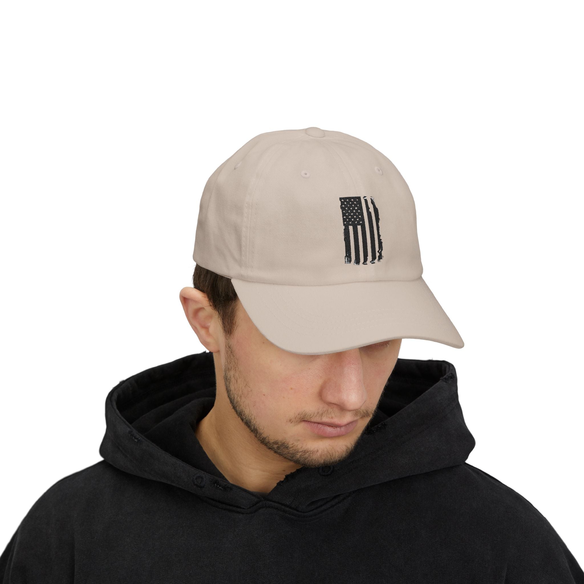 Classic Dad Cap with American Flag Design, Casual Hat for Men, Perfect Gift for Father's Day, Summer Outings, Everyday Style
