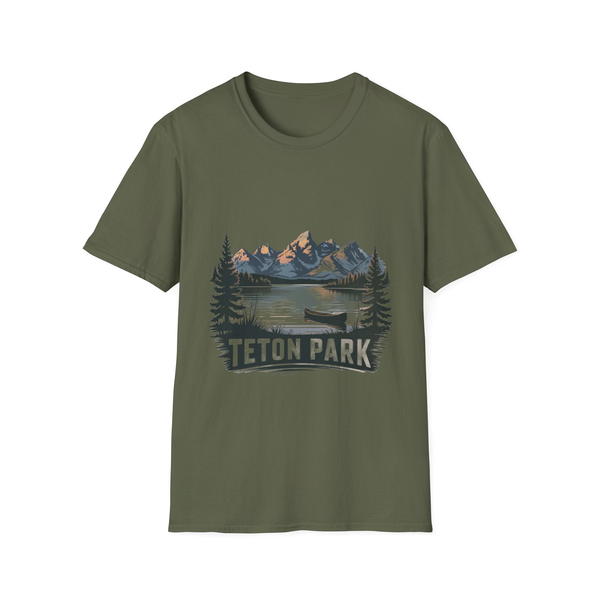 Teton Park Adventure T-Shirt, Unisex Graphic Tee, Nature Lover Gift, Outdoor Apparel, Travel Souvenir