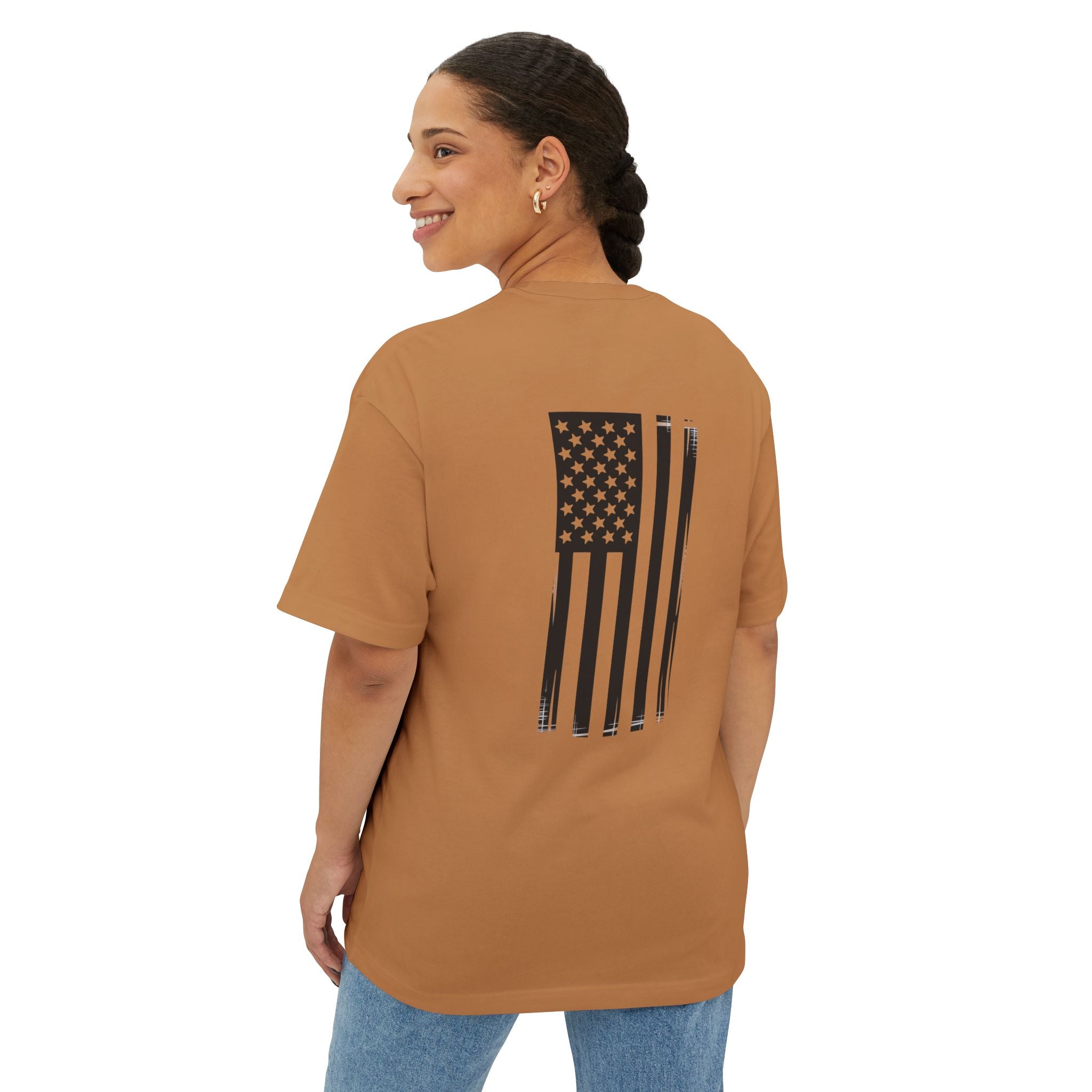 Freedom Boxy Tee - Unisex Oversized Graphic T-Shirt, Casual Wear, Patriotic Apparel, Gift for Independence Day, Summer Vibes