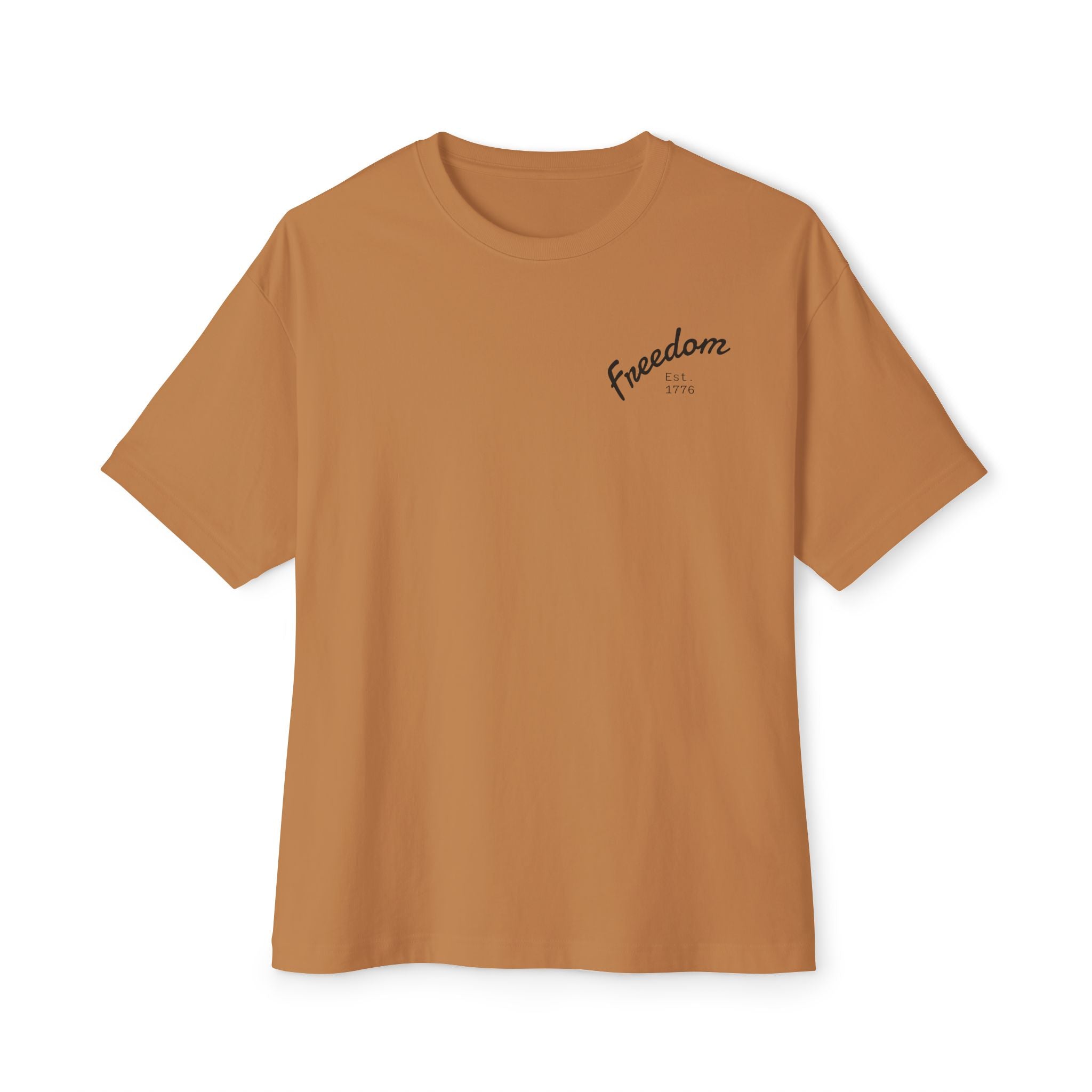 Freedom Boxy Tee - Unisex Oversized Graphic T-Shirt, Casual Wear, Patriotic Apparel, Gift for Independence Day, Summer Vibes