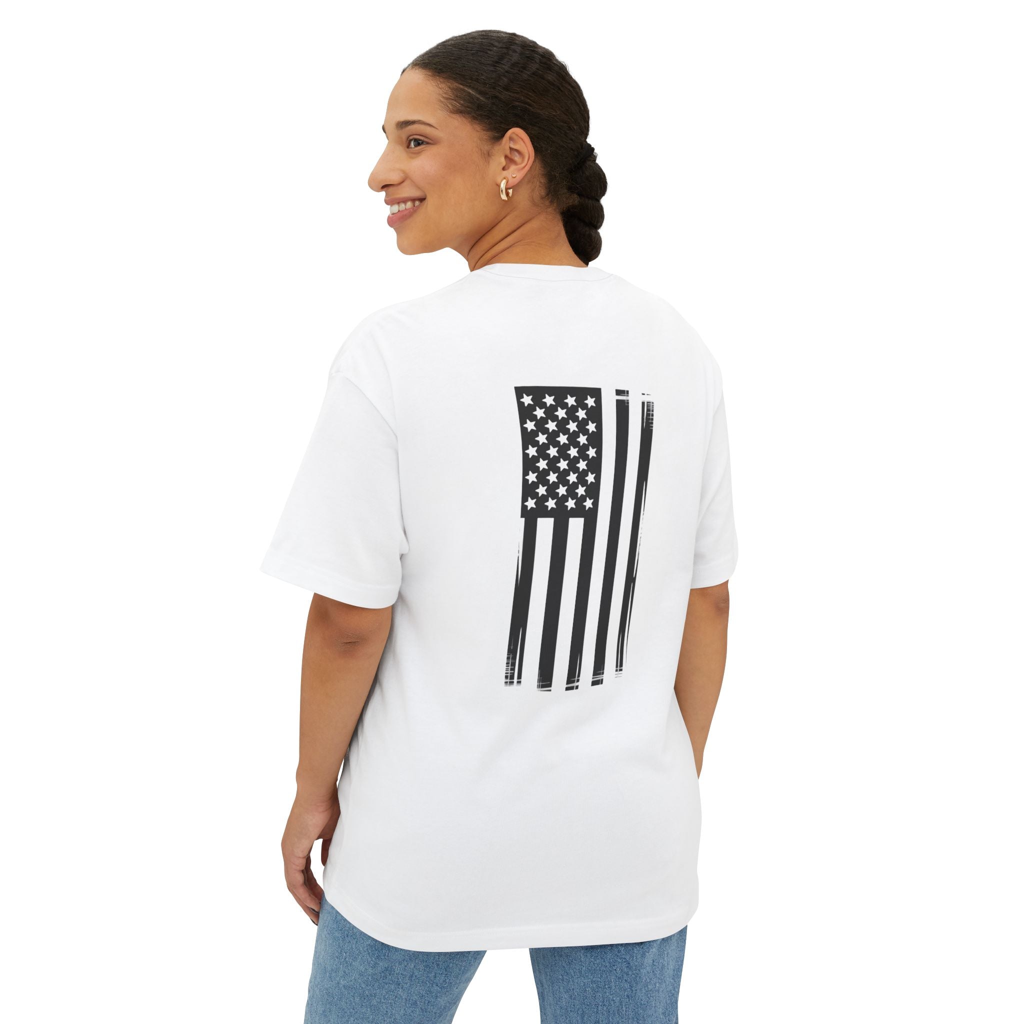 Freedom Boxy Tee - Unisex Oversized Graphic T-Shirt, Casual Wear, Patriotic Apparel, Gift for Independence Day, Summer Vibes