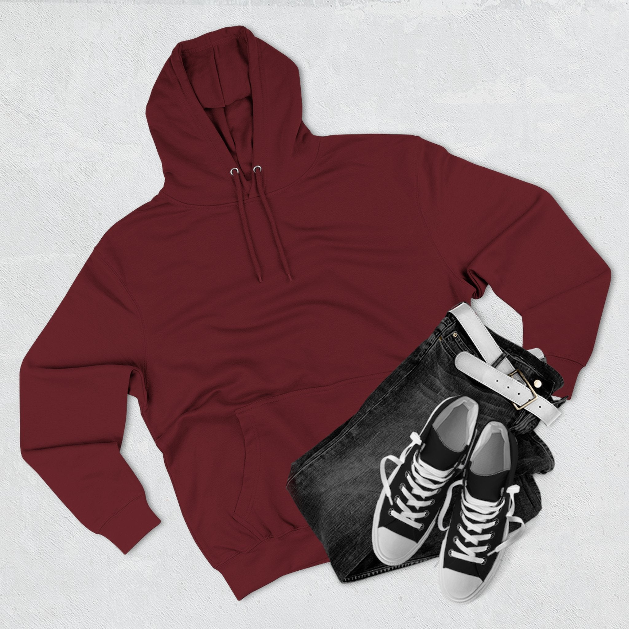 Patriotic Three-Panel Fleece Hoodie - Cozy Independence Day Sweatshirt, American Flag Gift, Casual Fall Hooded Sweatshirt, Unisex [...]
