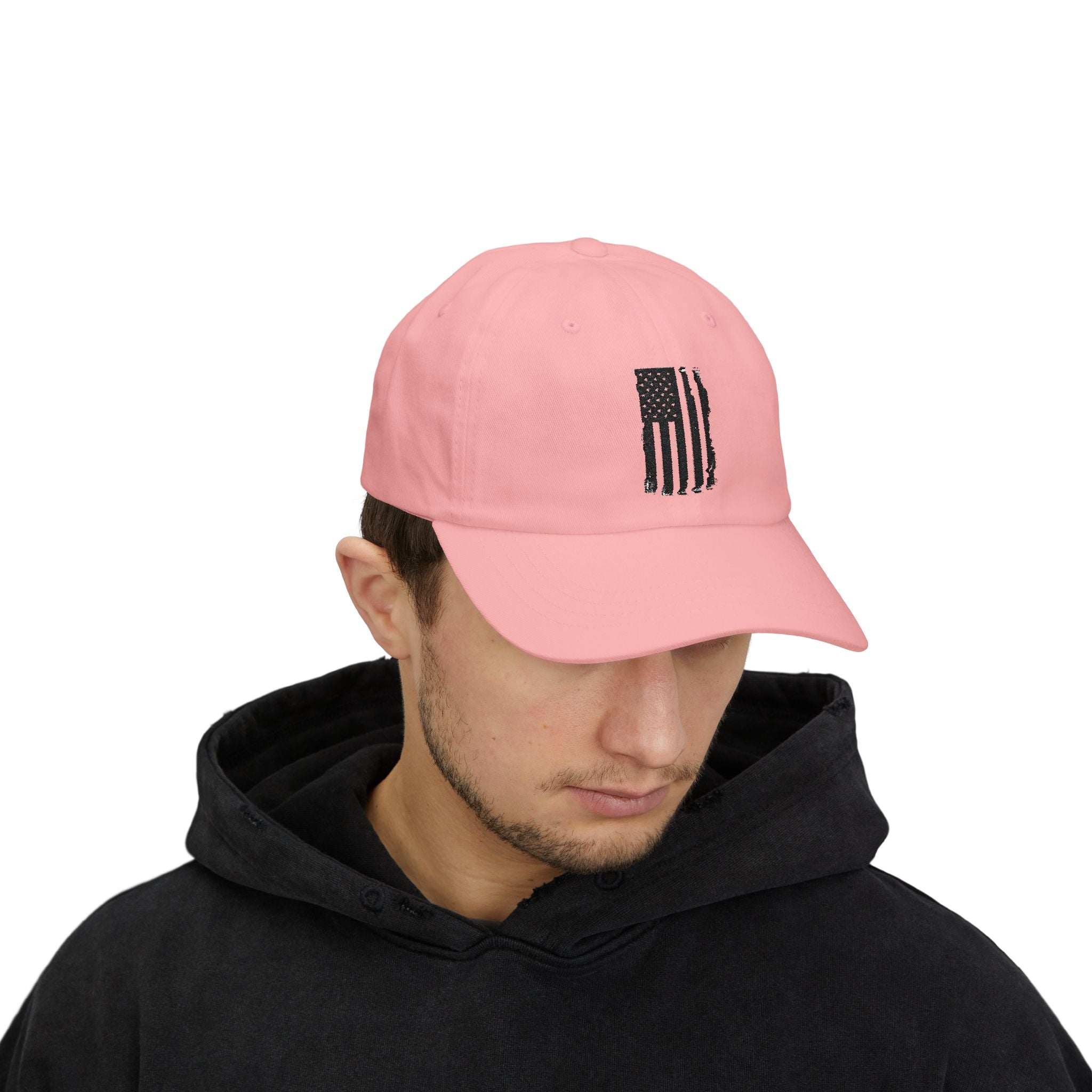 Classic Dad Cap with American Flag Design, Casual Hat for Men, Perfect Gift for Father's Day, Summer Outings, Everyday Style