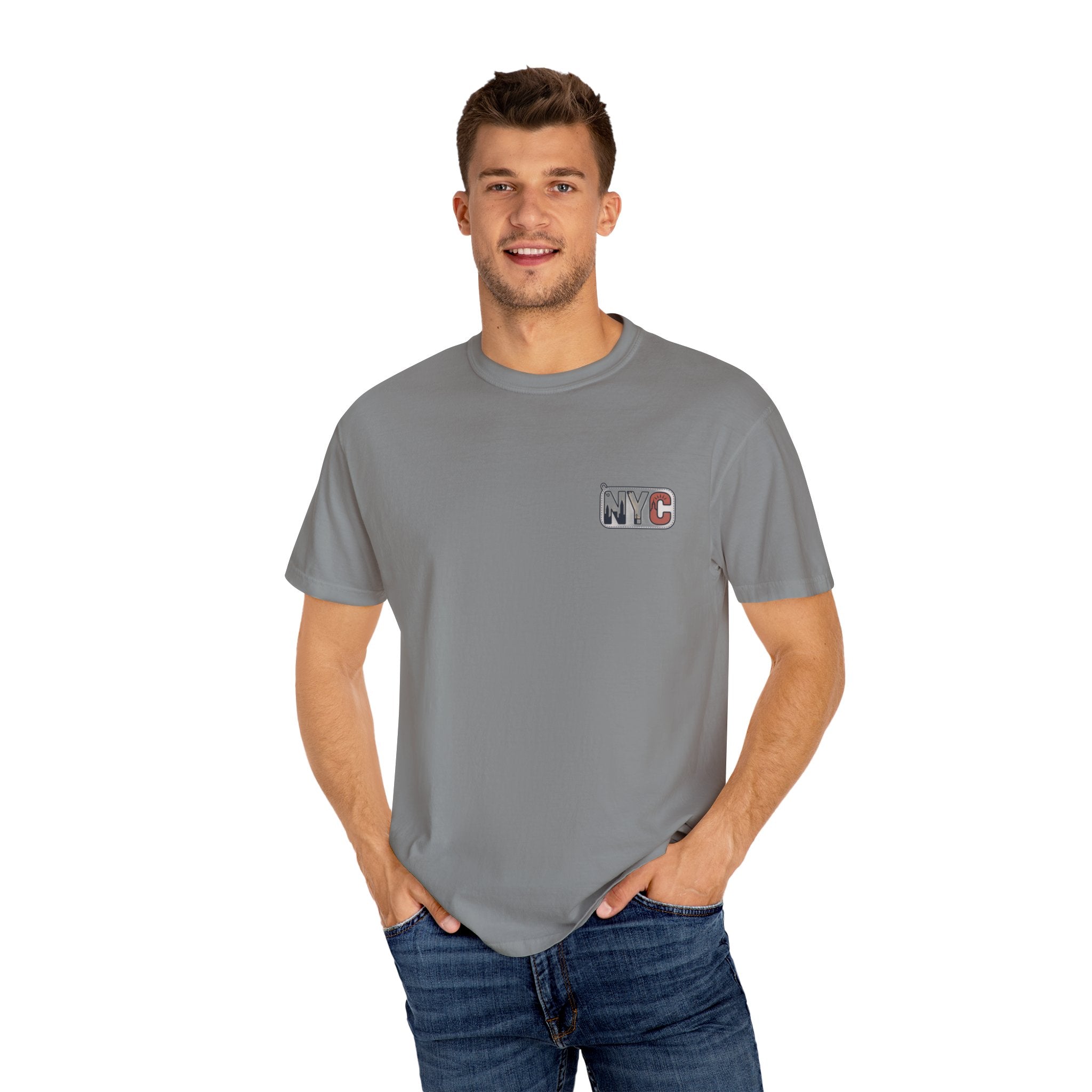Statue of Liberty Graphic T-Shirt, NYC Apparel, Unisex Casual Tee, Travel Souvenir, Summer Outfit