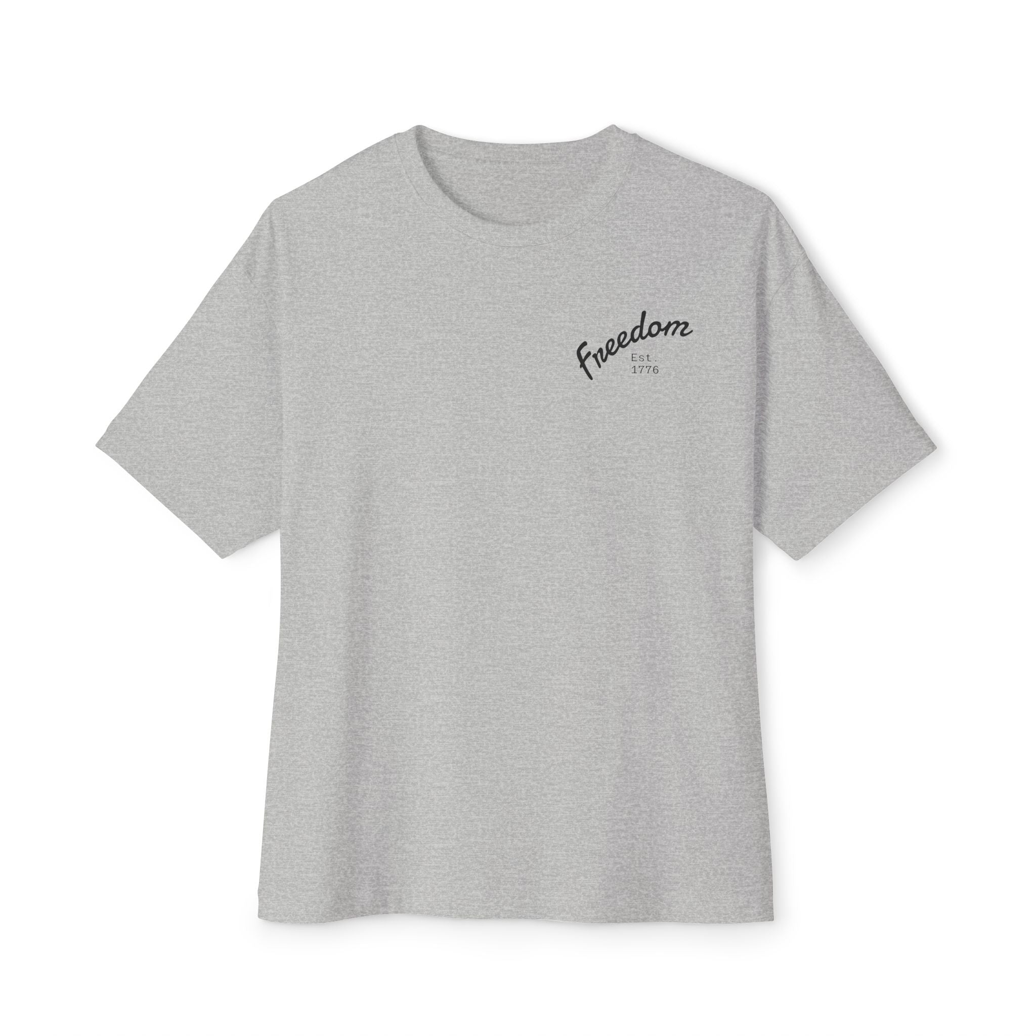 Freedom Boxy Tee - Unisex Oversized Graphic T-Shirt, Casual Wear, Patriotic Apparel, Gift for Independence Day, Summer Vibes