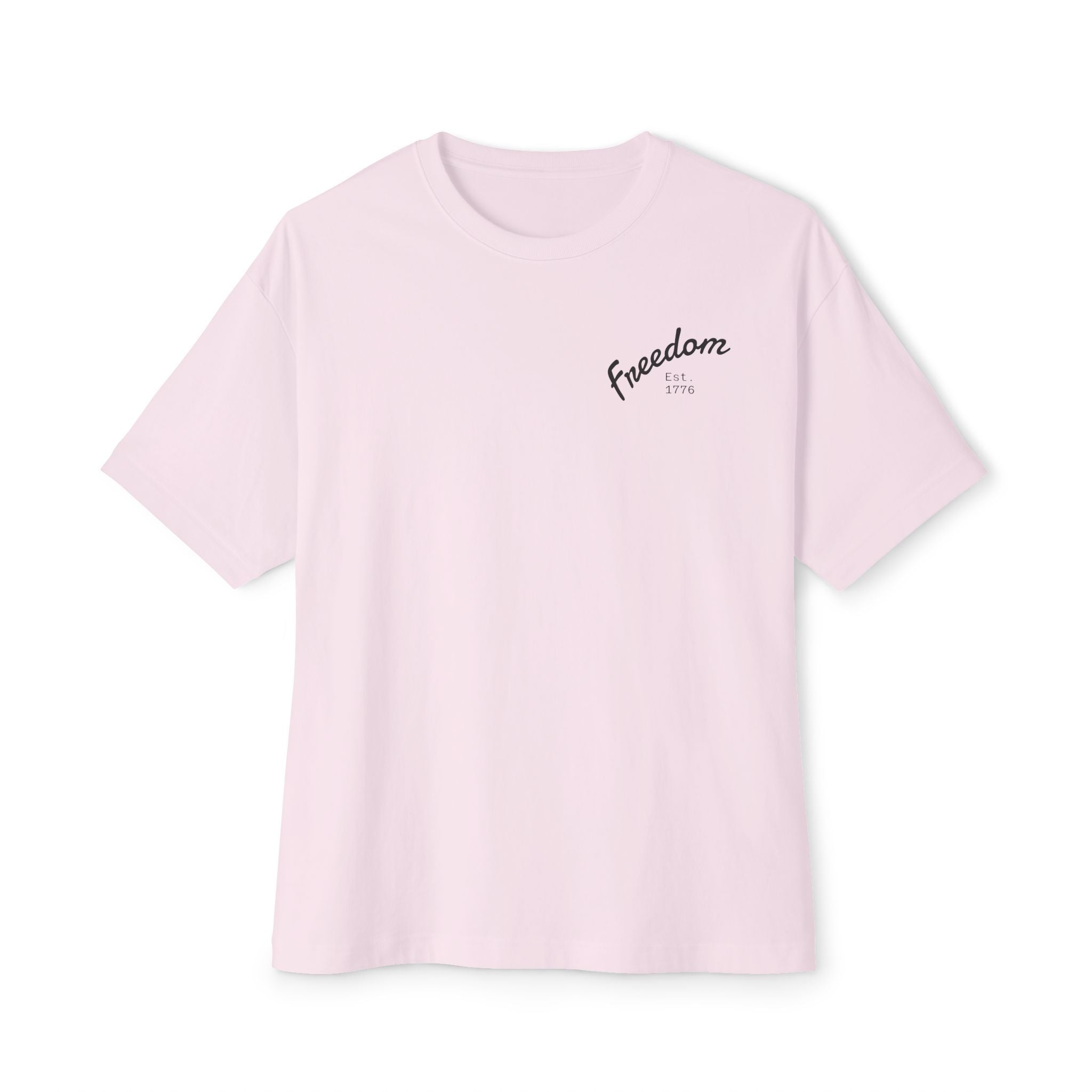Freedom Boxy Tee - Unisex Oversized Graphic T-Shirt, Casual Wear, Patriotic Apparel, Gift for Independence Day, Summer Vibes