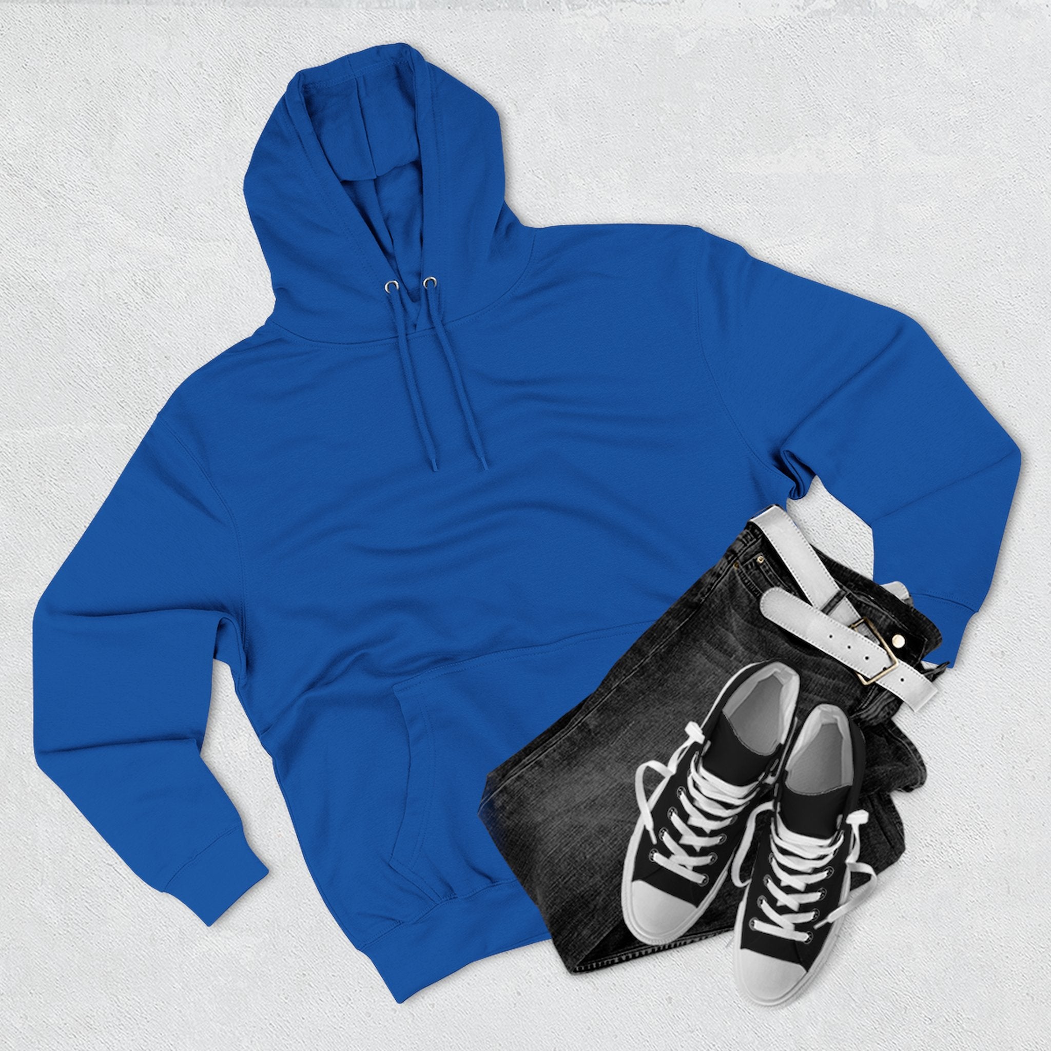 Patriotic Three-Panel Fleece Hoodie - Cozy Independence Day Sweatshirt, American Flag Gift, Casual Fall Hooded Sweatshirt, Unisex [...]