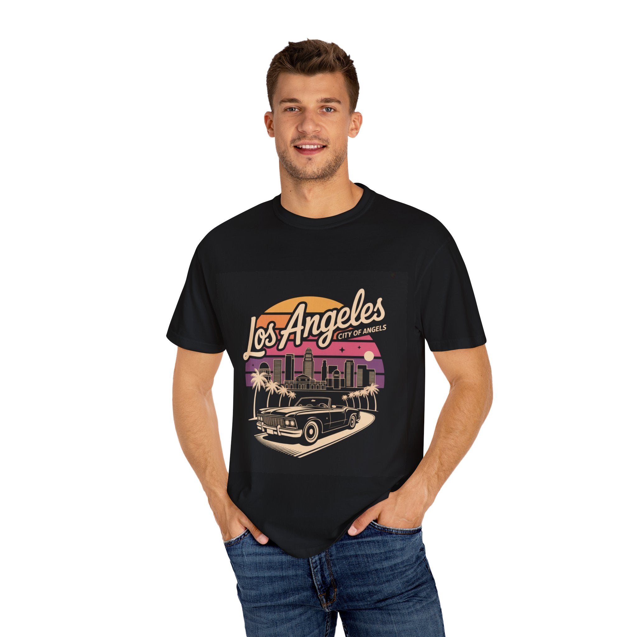 Los Angeles Vintage Vibe Unisex T-shirt, Retro California Shirt, Graphic Tee, Travel Souvenir, Summer Fashion